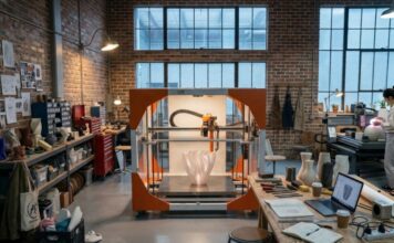 BigRep ONE.5X, a fully automated evolution of the ONE platform, in a workshop