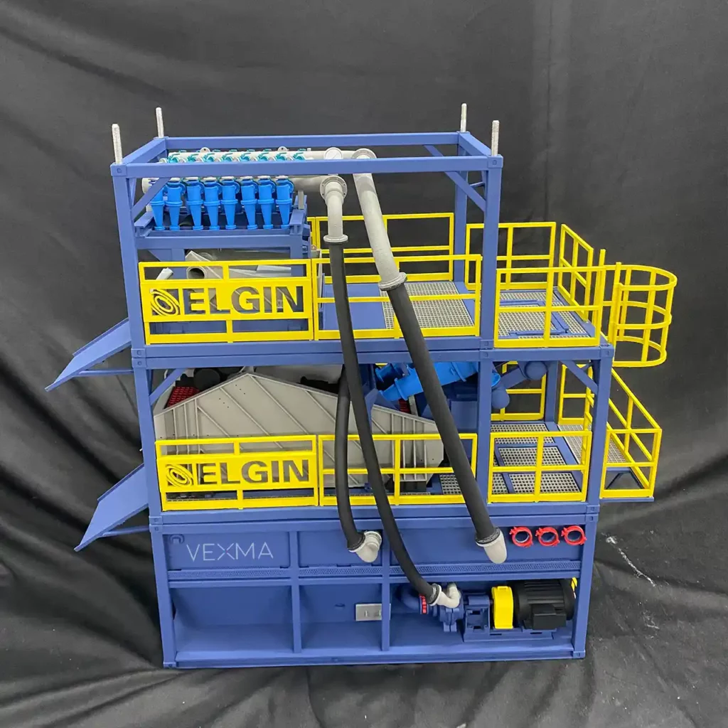 Industrial Model used for liquid/solids separation