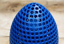 3D printed egg shell