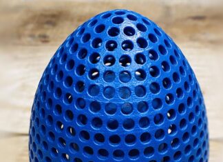3D printed egg shell
