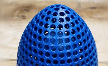 3D printed egg shell