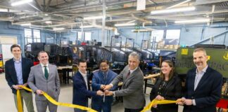 opening of the Additive Makerspace in a ribbon-cutting ceremony on March 19.