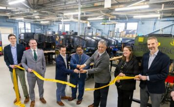 opening of the Additive Makerspace in a ribbon-cutting ceremony on March 19.