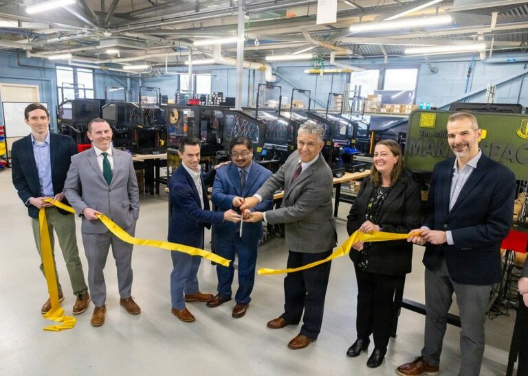 opening of the Additive Makerspace in a ribbon-cutting ceremony on March 19.