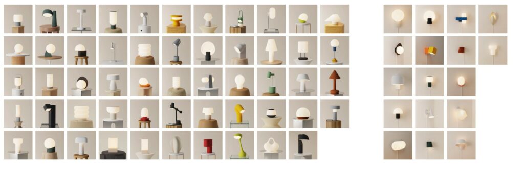 3D printed lamps from Gantri