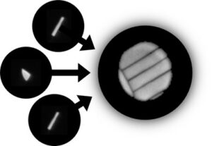 Composite image of a layer created using long exposure NIR methodology.