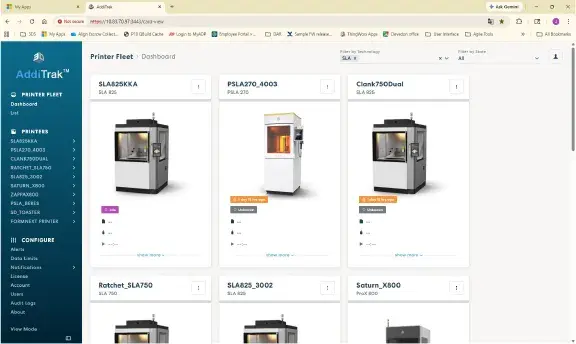 AddiTrak Screen Preview
