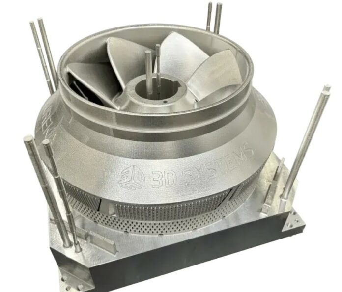 DMP 500 Build on Plate