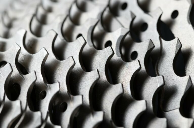 Series of components illustrating additive manufacturing