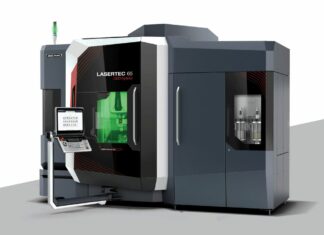 DMG Mori introduit un nouveau system de fabrication additive hybride : le LASERTEC 65 DED hybrid 2 second generation of DMA MORI's LASERTEC 65 DED hybrid