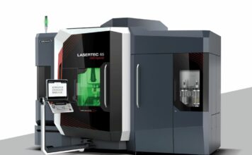 second generation of DMA MORI's LASERTEC 65 DED hybrid