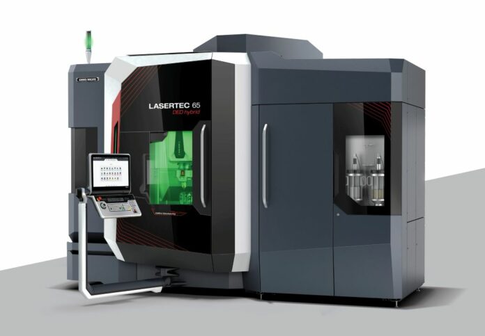 second generation of DMA MORI's LASERTEC 65 DED hybrid