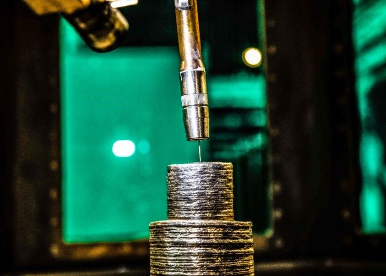 Wire arc additive manufacturing process - Credit : Lloyd’s Register