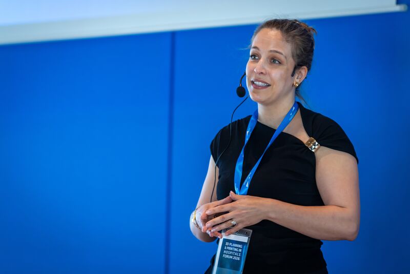 Beatriz Domínguez González intervenant au forum Materialise