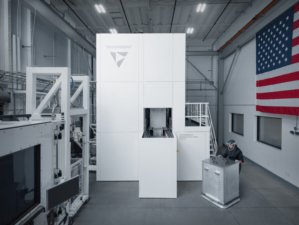 The_Monolith_One-Metal_3D_Printer_made_by_Divergent. Metal 3D printer