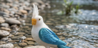 3D printed bird in different colors