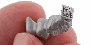 Deantal part 3D printed on a TRUMPF machine