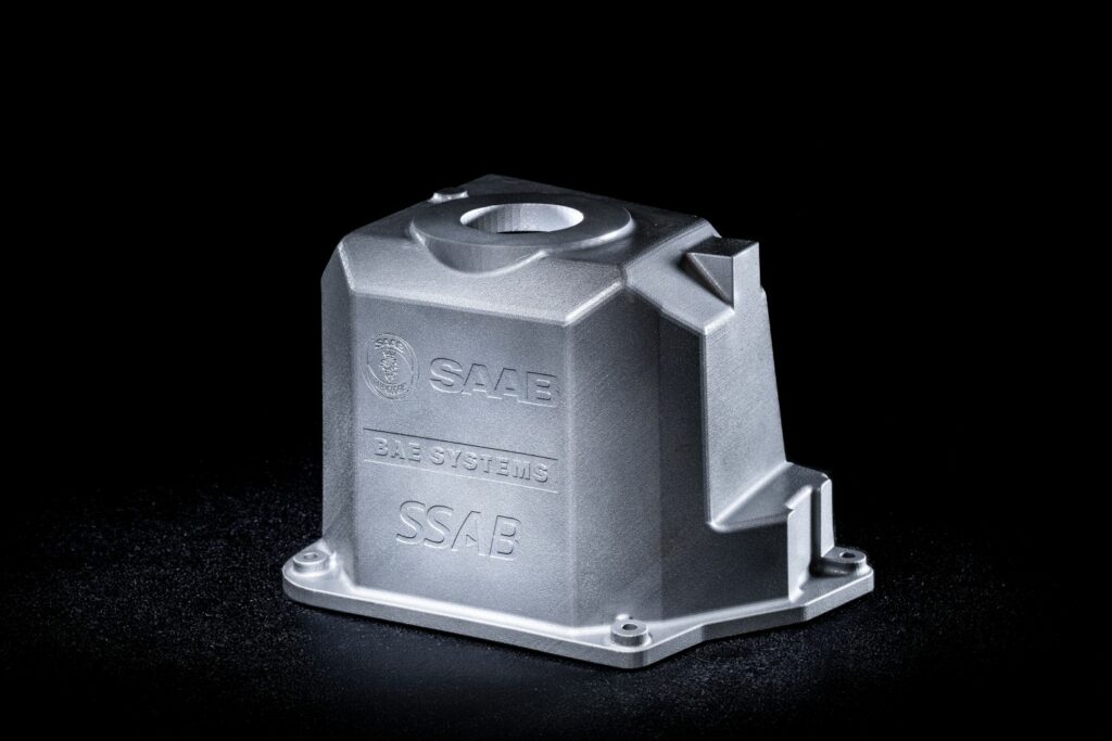 Protective 3D-printed housing shown by SSAB.