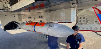 CoAspire RAACM missile aboard an A-4 Skyhawk