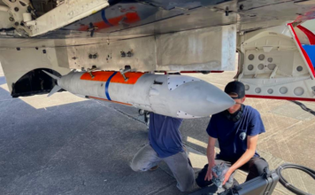 CoAspire RAACM missile aboard an A-4 Skyhawk