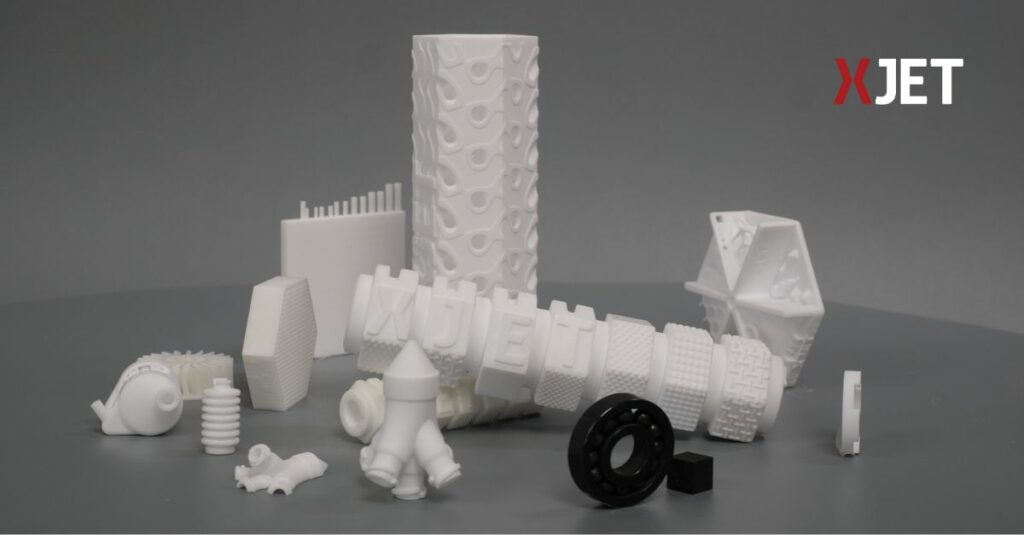 XJet high-density ceramic part collection