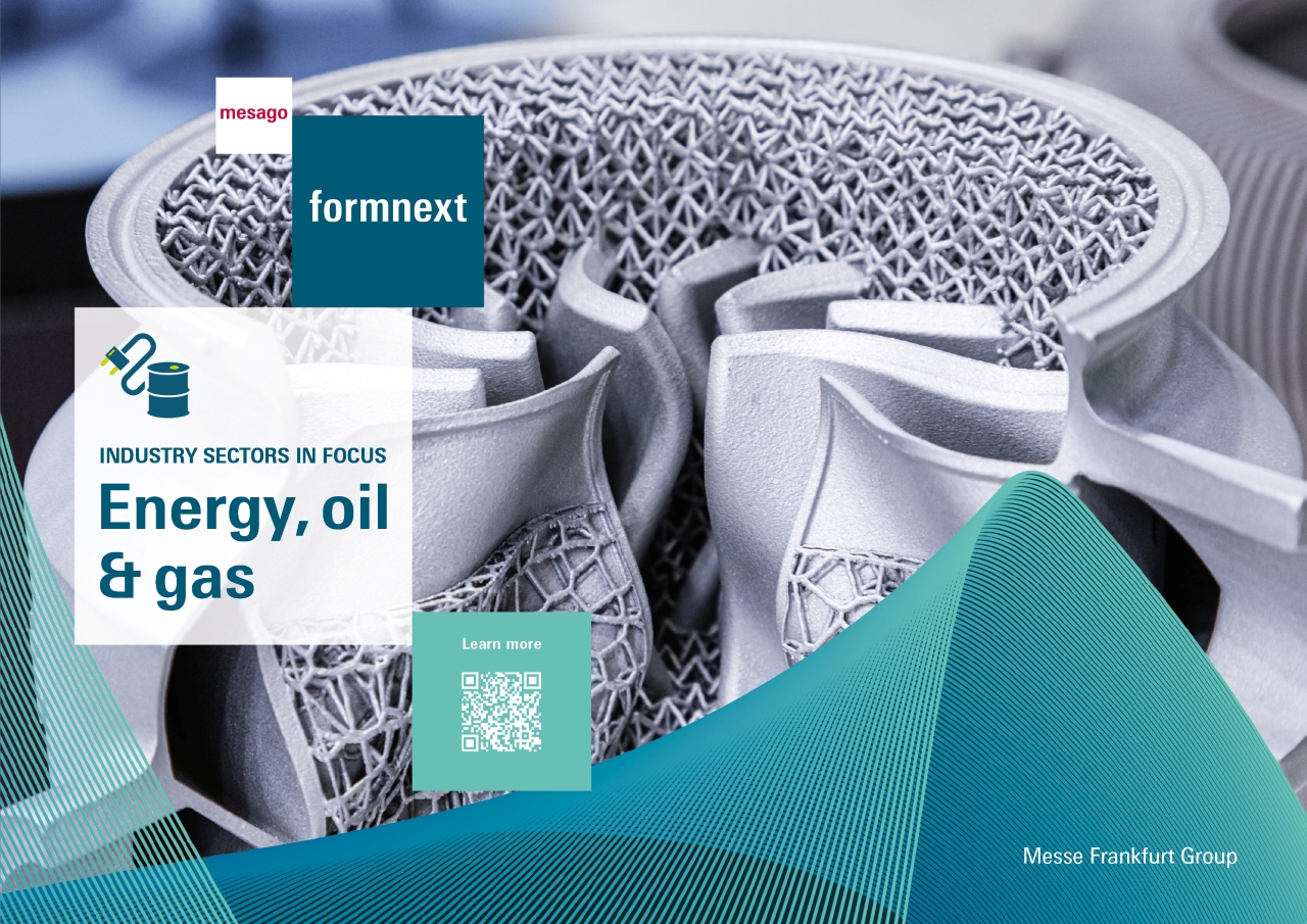 Illustration Formnext consacrée à l’énergie, au pétrole et au gaz.