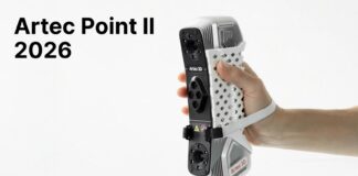 Artec 3D adds a new metrology-grade laser scanner to its portfolio Artec 3D scanner Point II