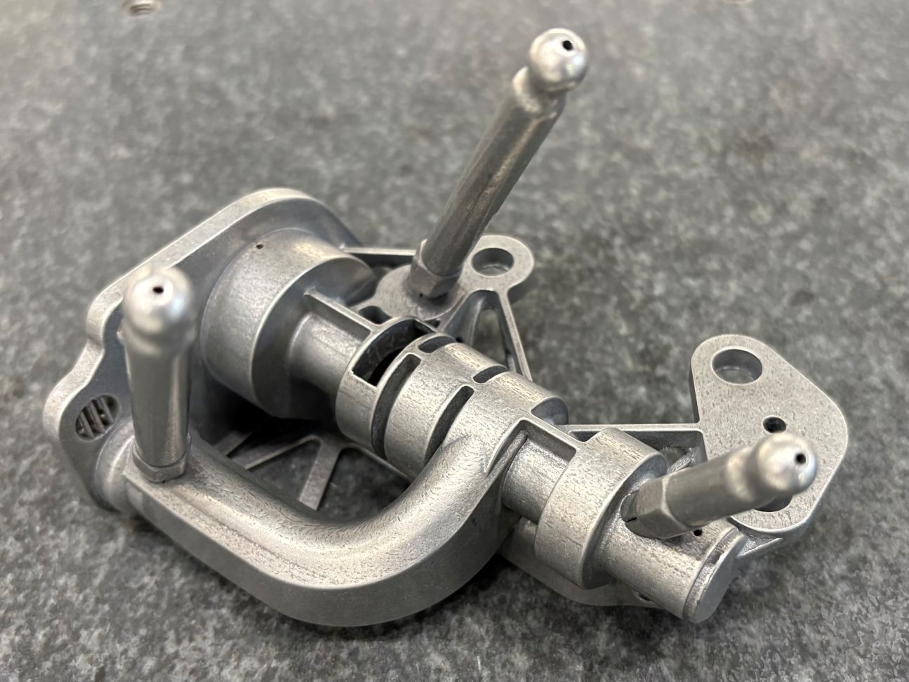 3D printed valve unit