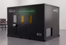 Meltio introduces a new wire-laser metal advanced manufacturing system robot cell