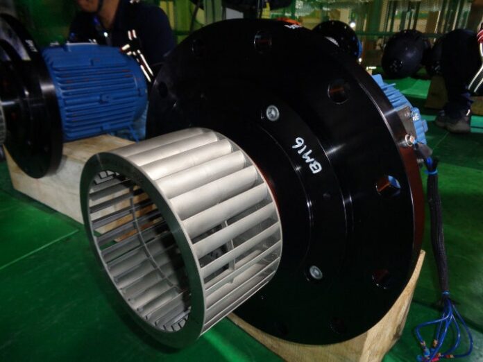 3D-printed multi-blade impeller used for cooling the generator circuit breaker at Saeul Nuclear Power Plant Unit 1