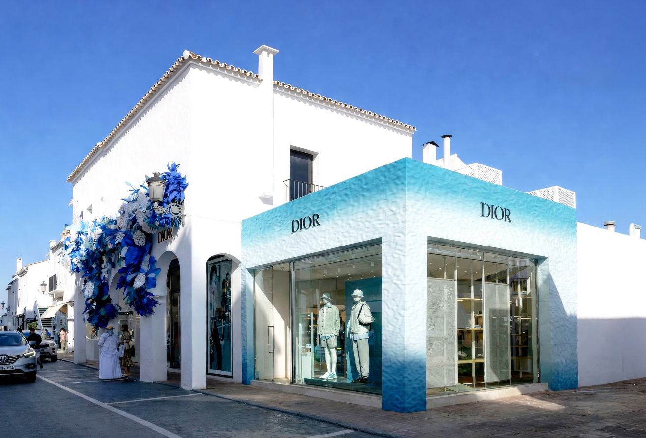 Dior storefront