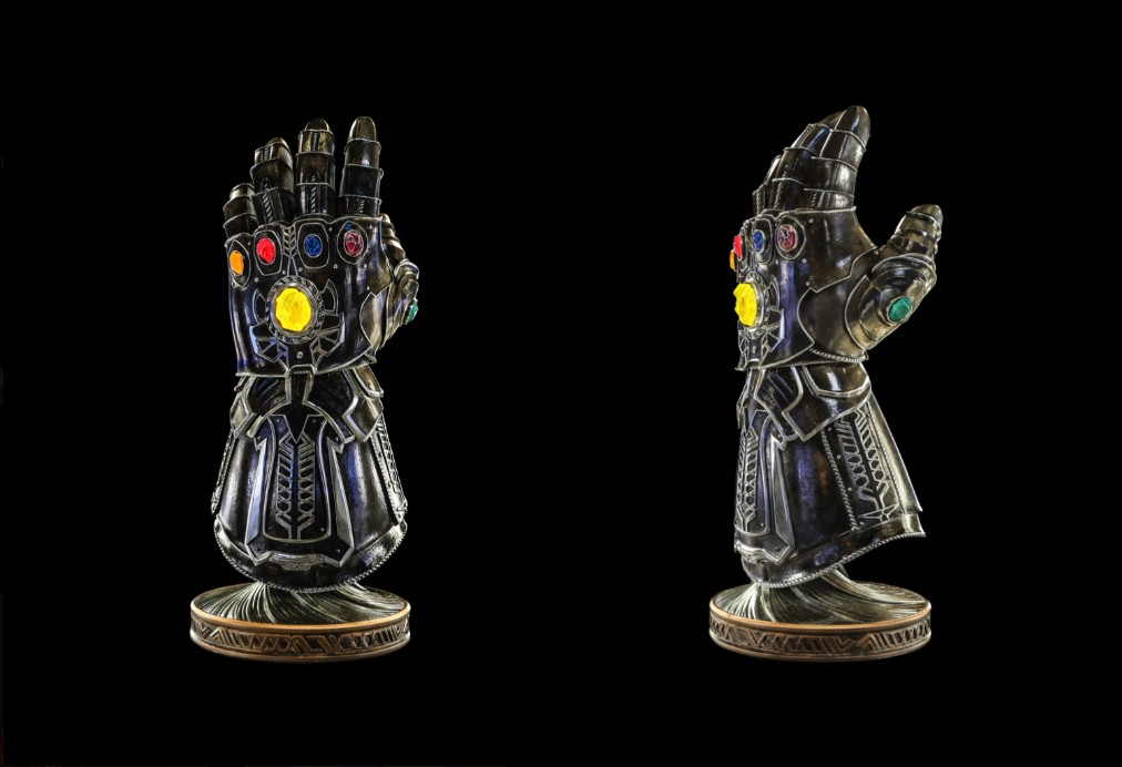 Thanos Gauntlet - LPBF Stainless Steel. Credit: Jason Lopes