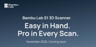 Bambu Lab S1 3D scanner - 3dadept