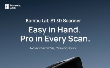 Bambu Lab S1 3D scanner - 3dadept