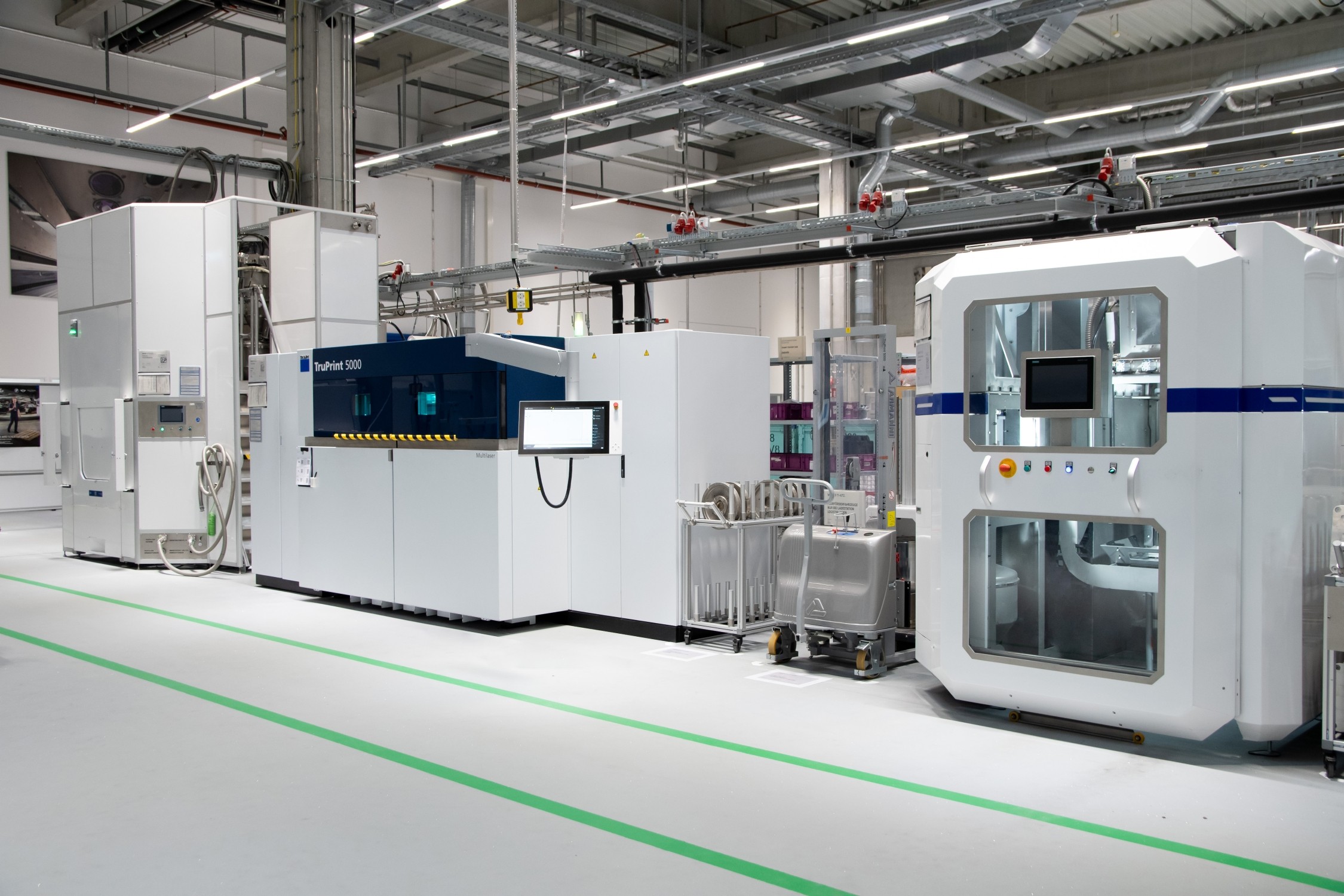 Metal 3D printers at BM Group AM Facility