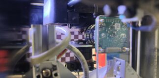 AddiQ project: in-process quality assurance for large-format FGF spare parts in rail © Fraunhofer IMWS As part of the project, an optical measurement and evaluation system for 3D printing nozzles was developed.